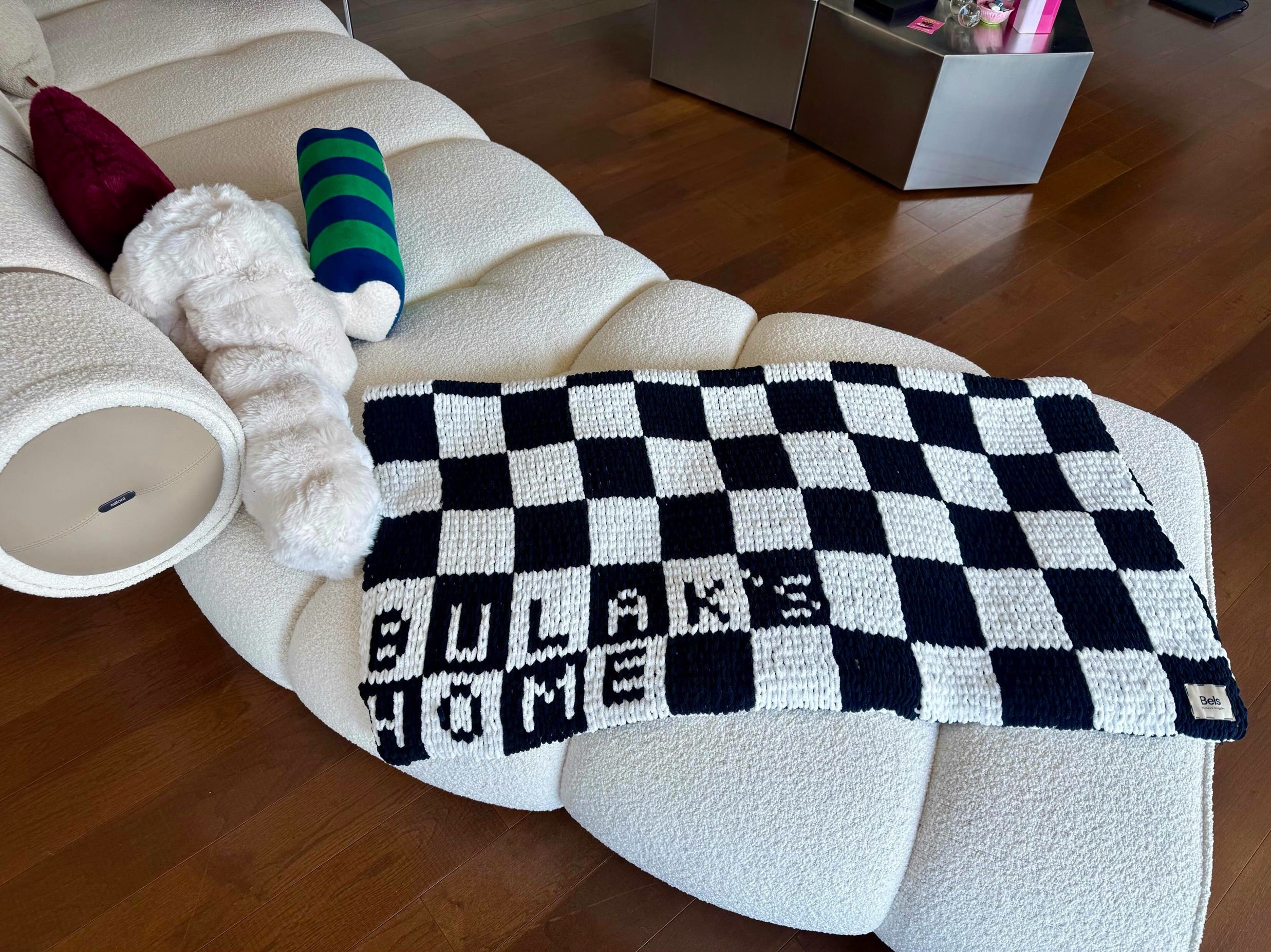 Custom Checkered Blanket
